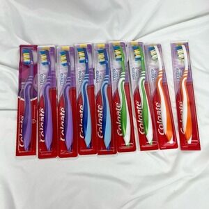 Colgate Wave ZigZag Soft Compact Toothbrush‎ Lot of 9